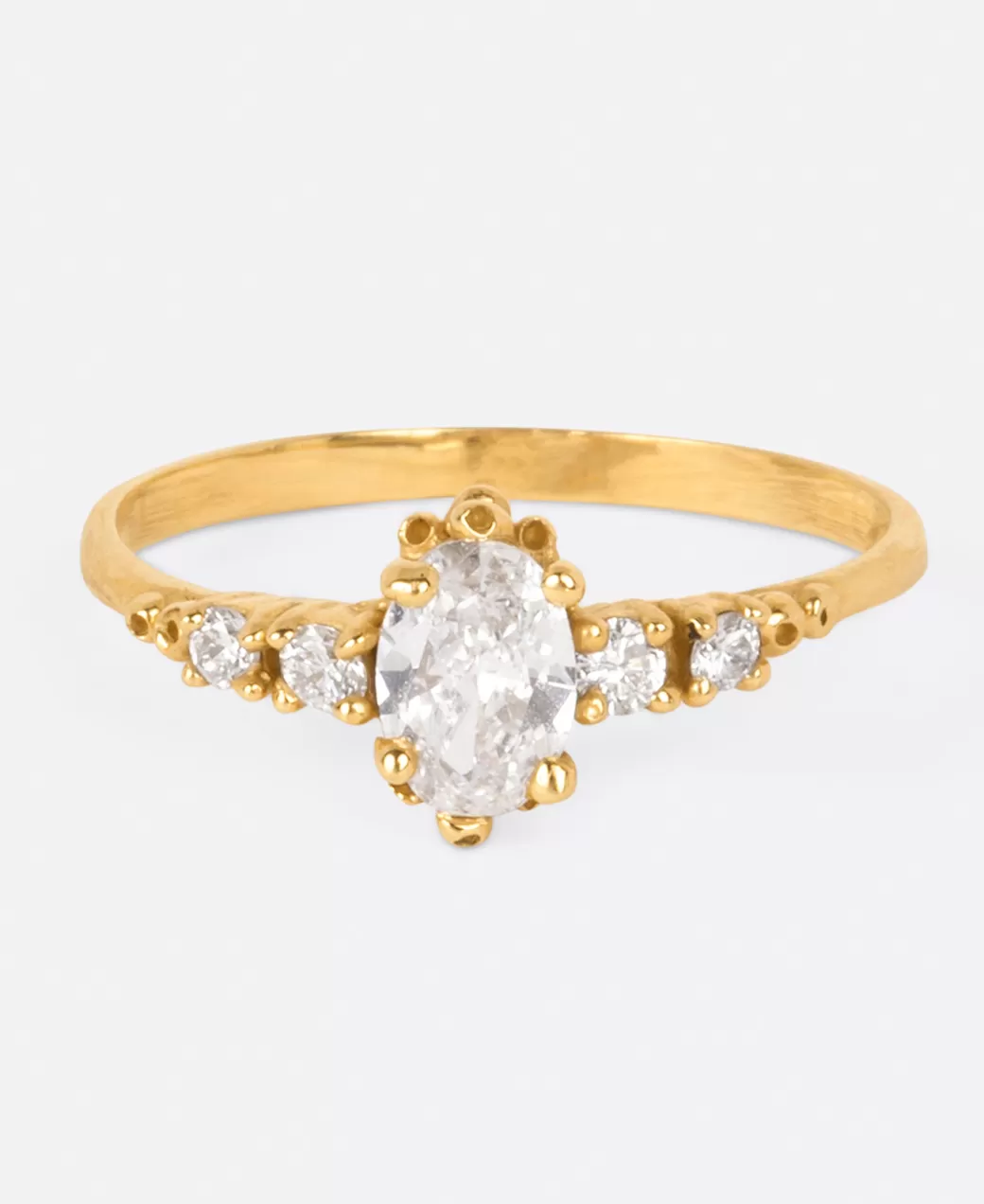 Engagement>RUTA REIFEN Oval Diamond Ring