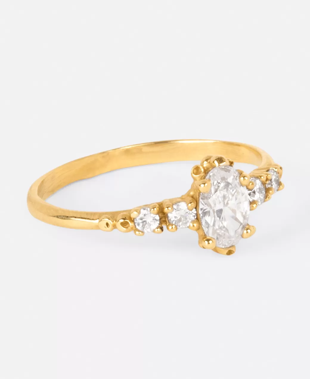 Engagement>RUTA REIFEN Oval Diamond Ring