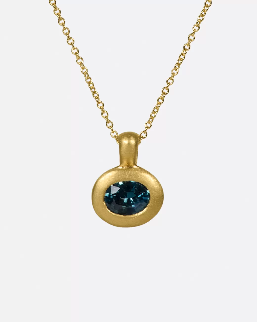 Contemporary>MARIAN MAURER Oval Sapphire City Necklace