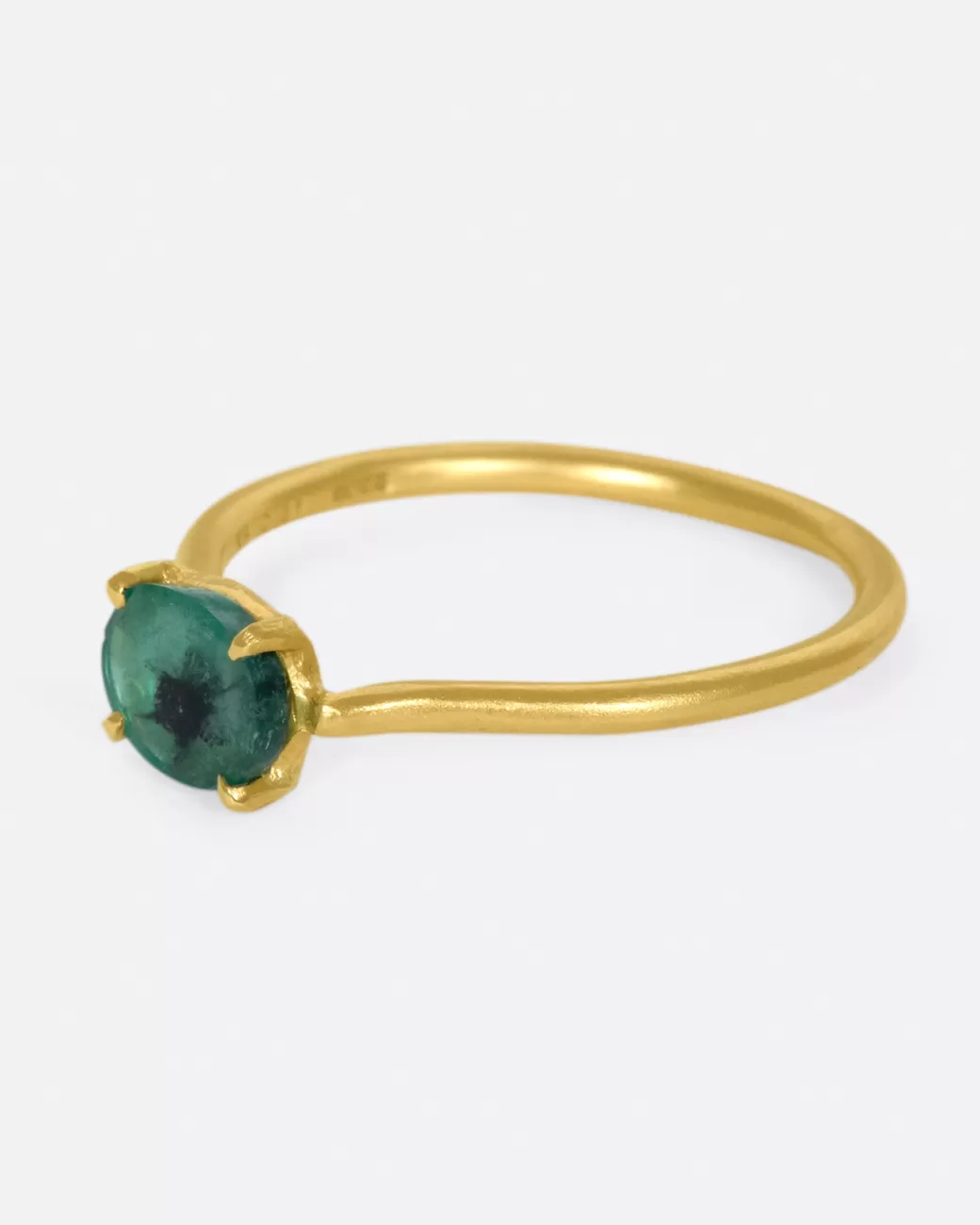 Contemporary>MONAKA Oval Trapiche Emerald Ring