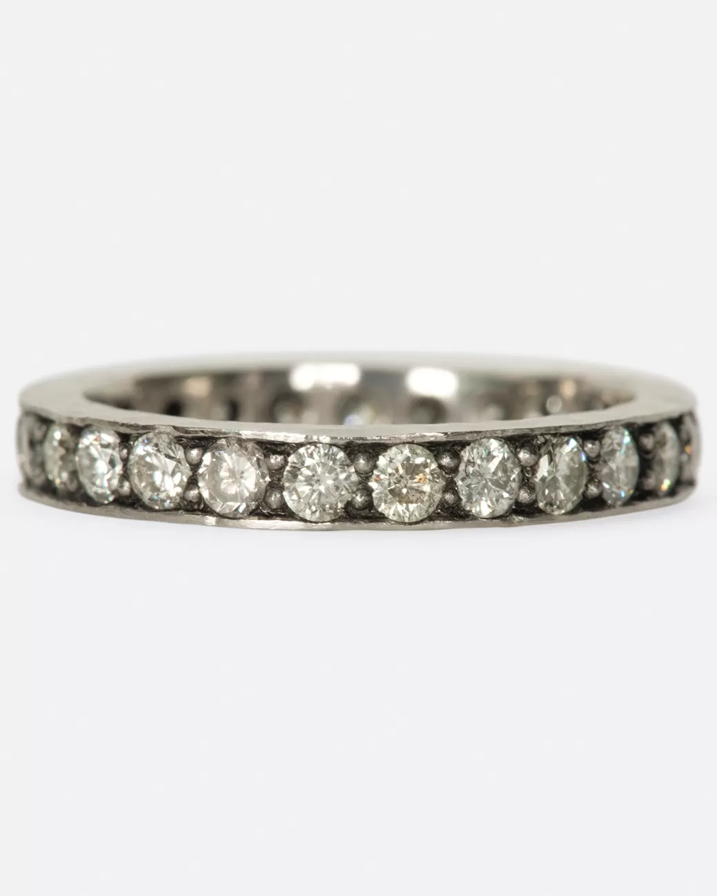 Contemporary>TODD POWNELL Palladium & Diamond Eternity Band