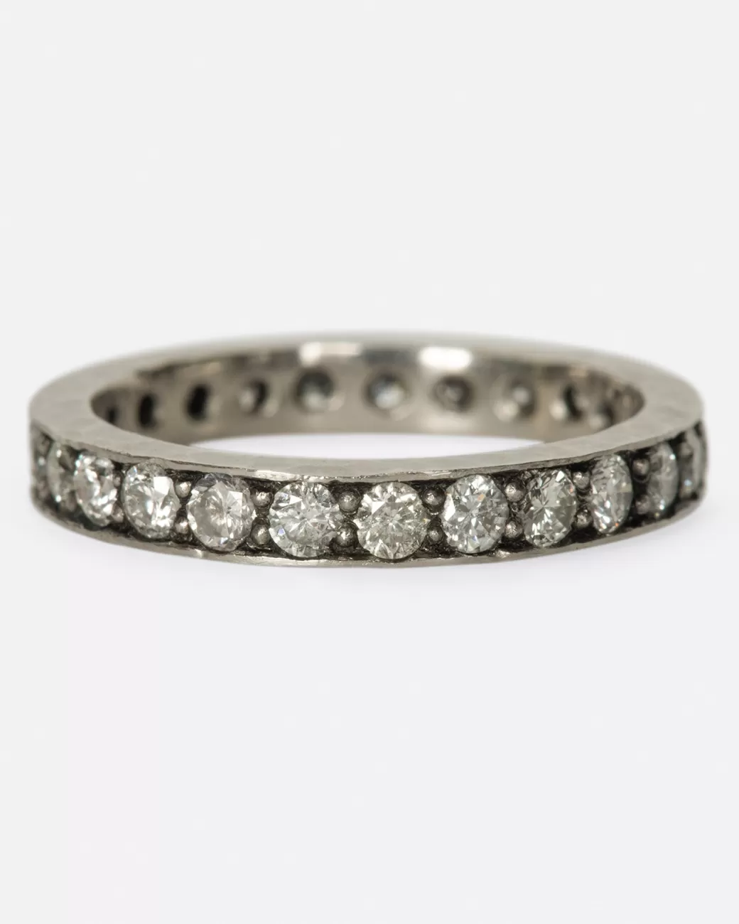 Contemporary>TODD POWNELL Palladium & Diamond Eternity Band