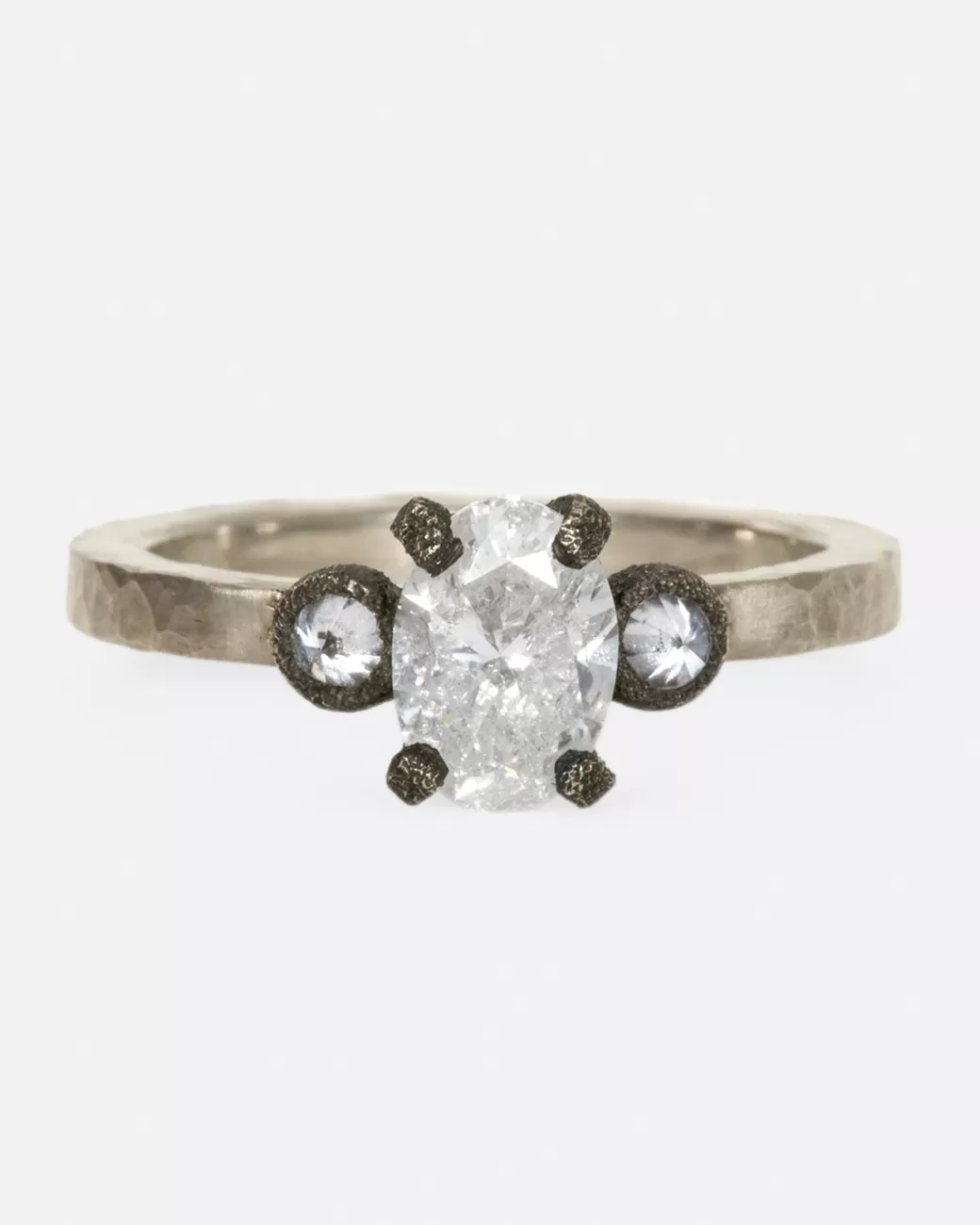 Contemporary>TODD POWNELL Palladium & Diamond Trio Ring