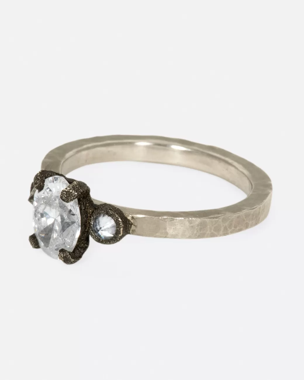 Contemporary>TODD POWNELL Palladium & Diamond Trio Ring