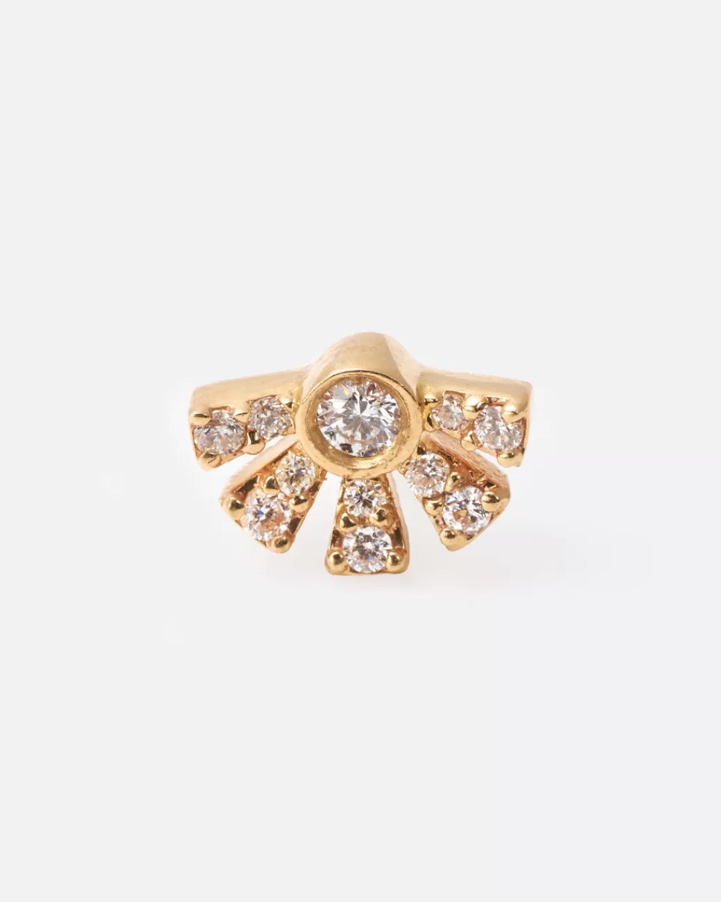 Contemporary>SELIN KENT Pave Diamond Helia Stud