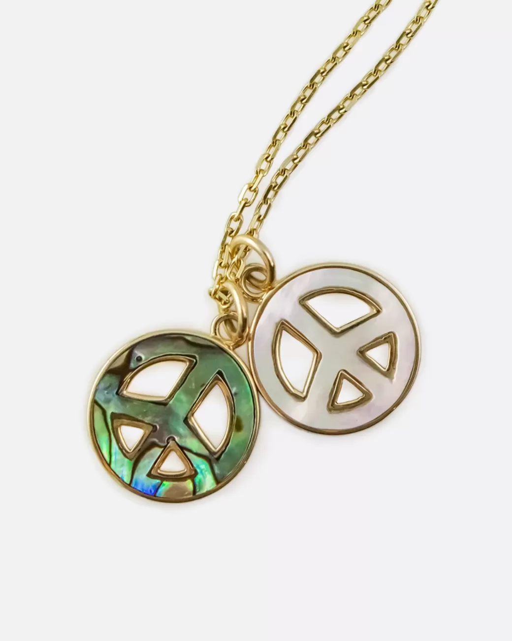 Contemporary>METIER BY TOMFOOLERY Peace Duo Necklace