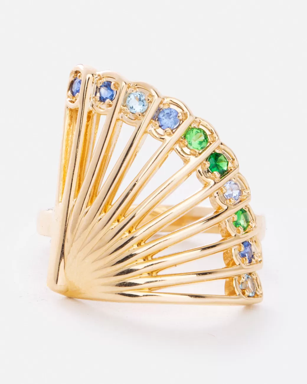 Contemporary>SELIN KENT Peacock Zoe Fan Ring