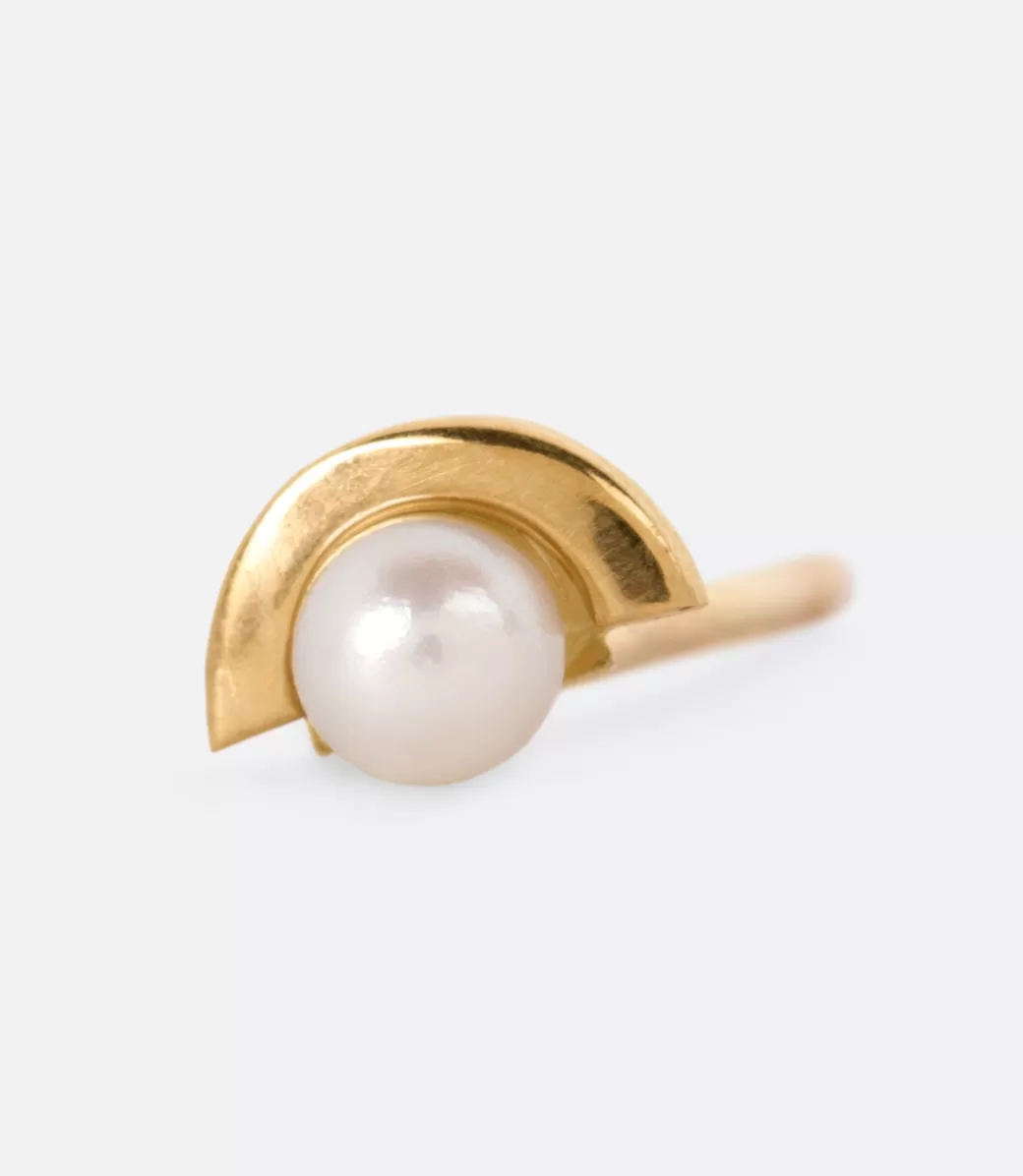 Contemporary>MAU DESIGN LLC Pearl Copa Earring