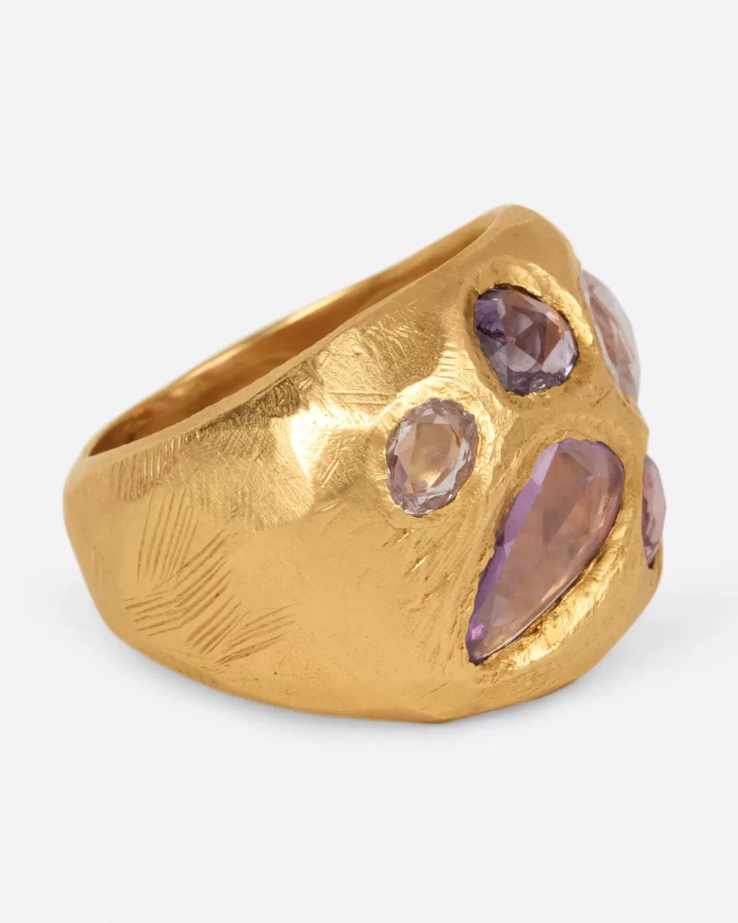 Contemporary>PAGE SARGISSON Pink Sapphire Cocktail Ring