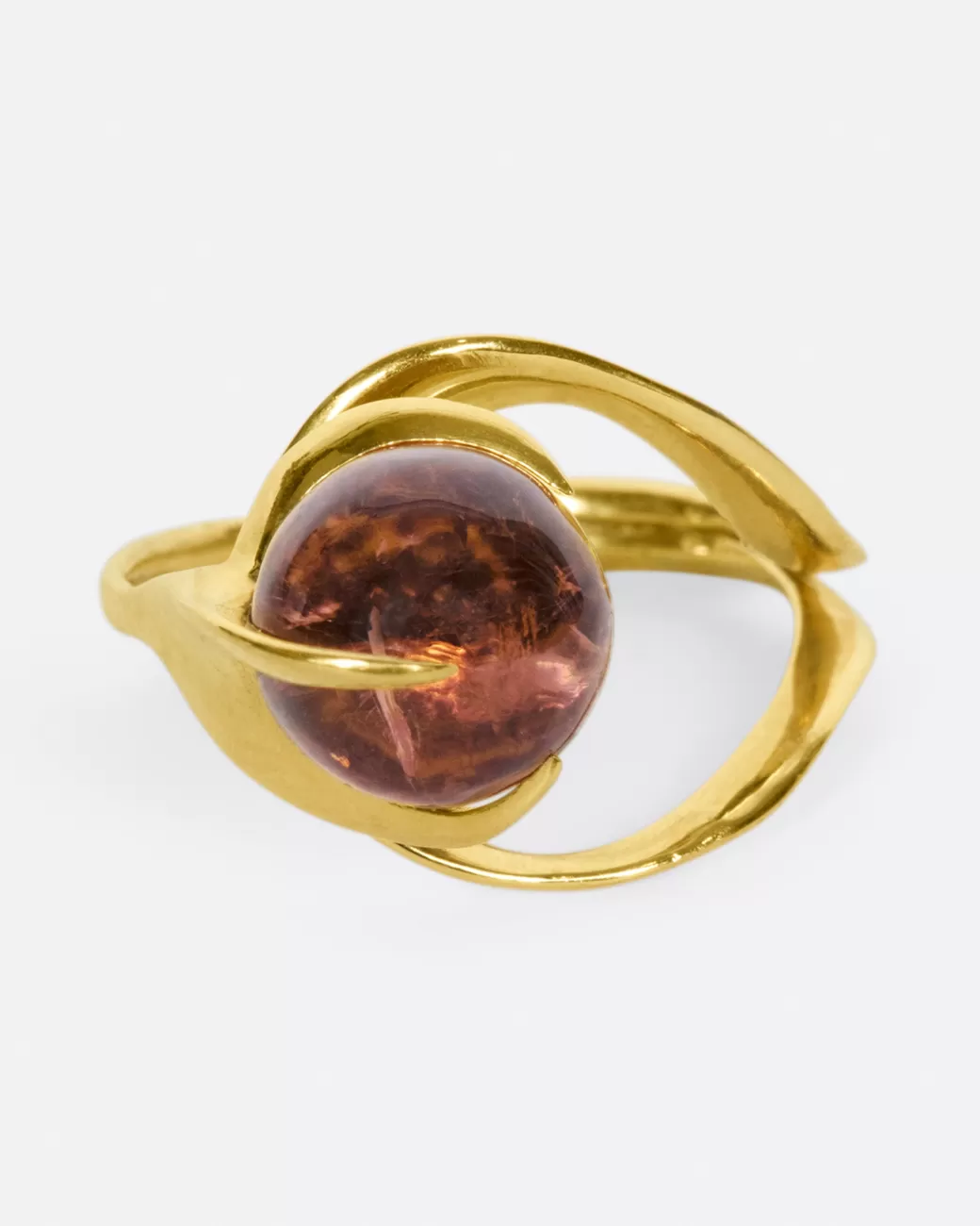 Contemporary>KIKA ALVARENGA Pink Tourmaline Concha Ring