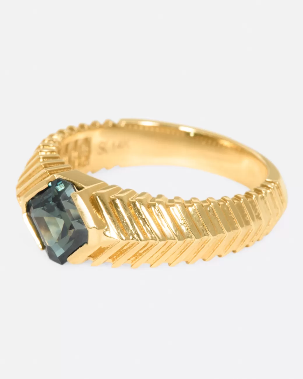 Contemporary>SELIN KENT Pleated Sapphire Ring