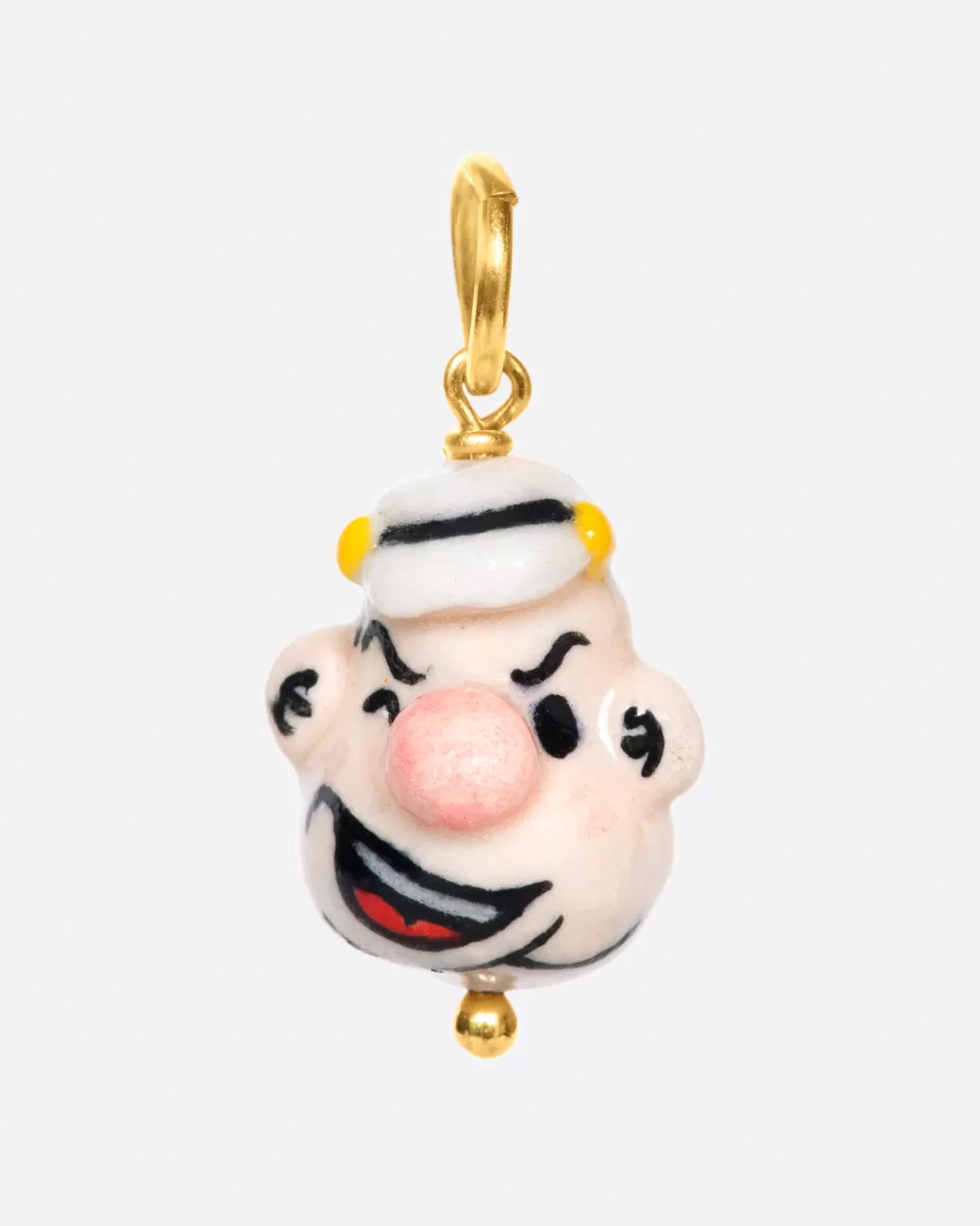 Charms>OKSCHARMS Porcelain Popeye Charm