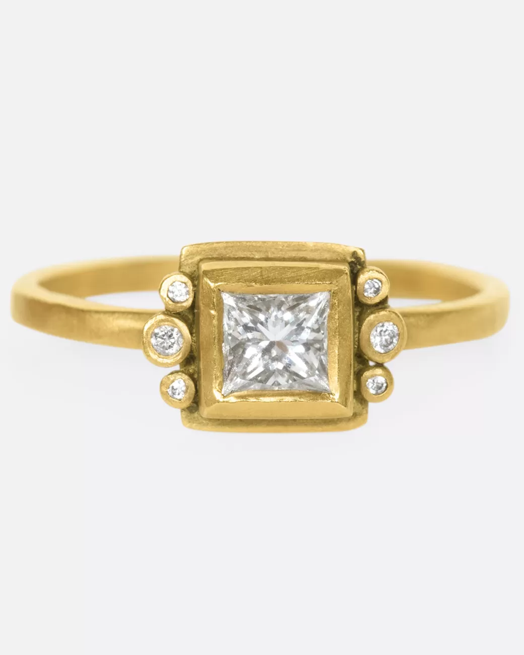 Contemporary>ANANDA KHALSA Princess Cut Diamond Ring