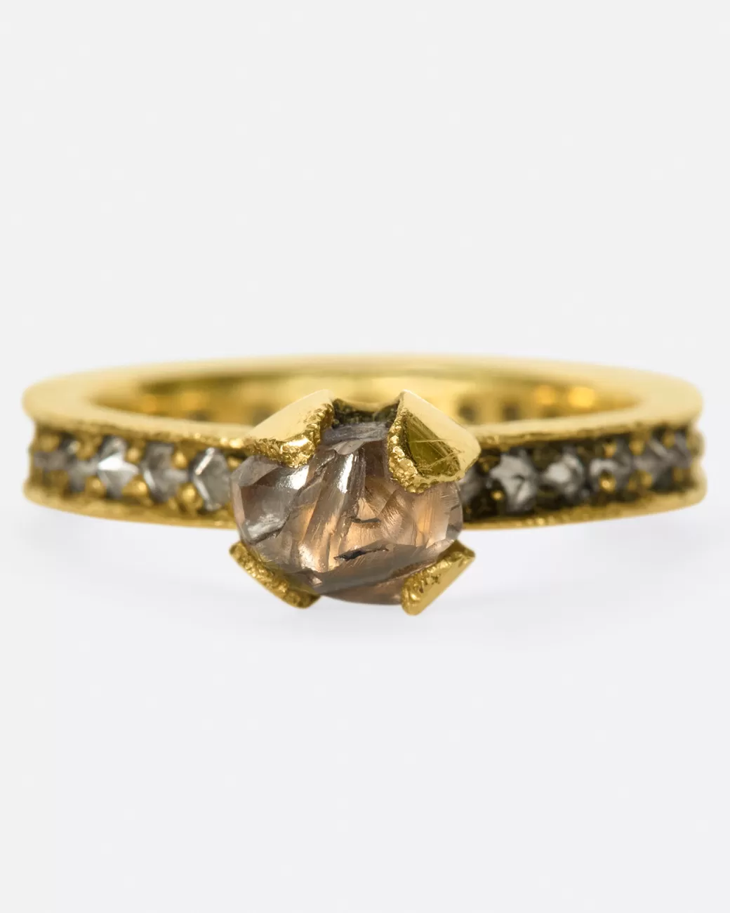 Contemporary>TODD POWNELL Raw Yellow Diamond Ring