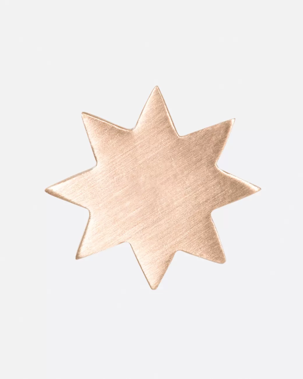 Contemporary>LORI LEVEN Rose Gold 8 Point Star Stud