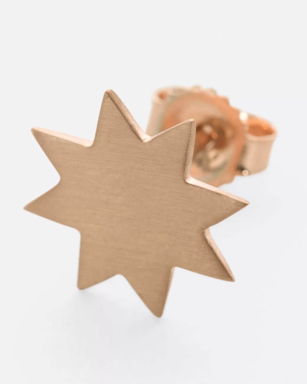 Contemporary>LORI LEVEN Rose Gold 8 Point Star Stud