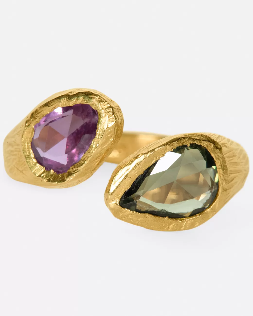 Contemporary>PAGE SARGISSON Sapphire Duet Ring