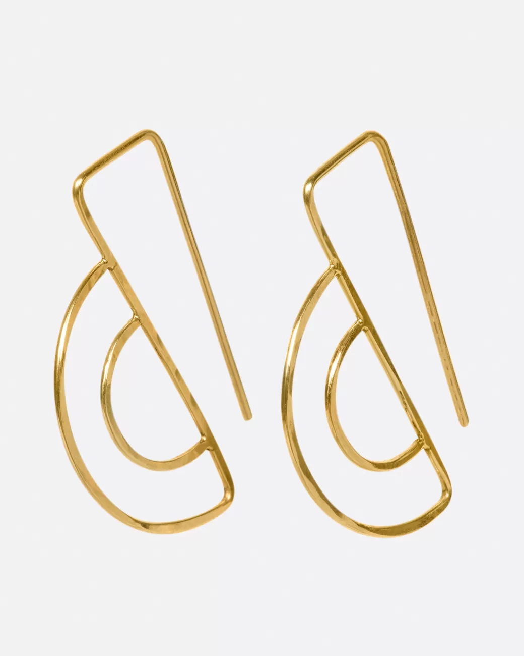 Contemporary>CHRISTINE FAIL Small Parallel Hook Earrings