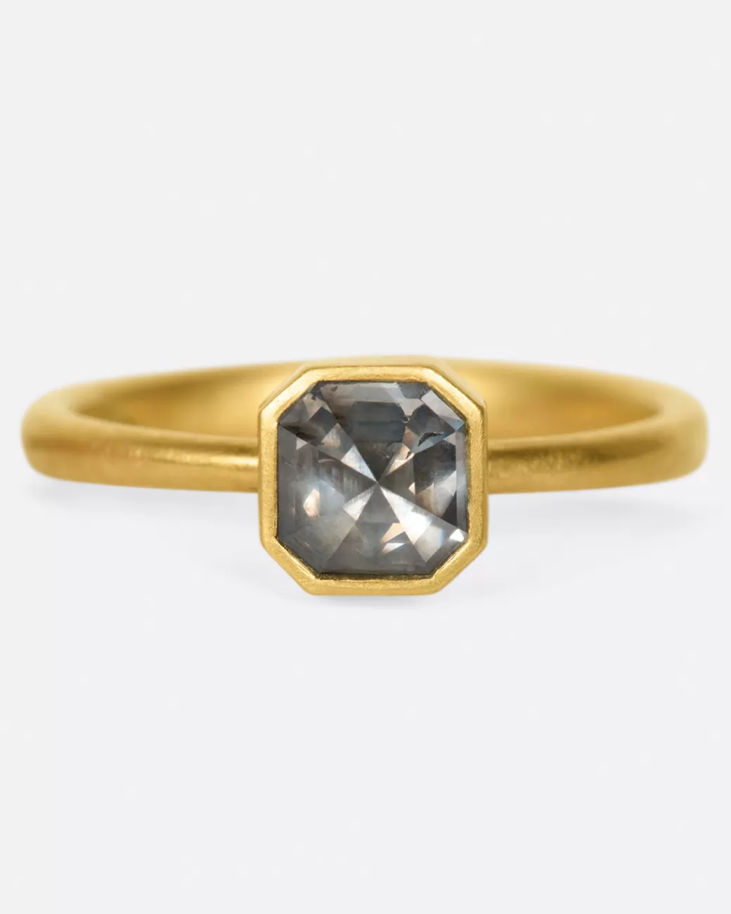 Contemporary>LOLA BROOKS Smoky Octagonal Diamond Ring