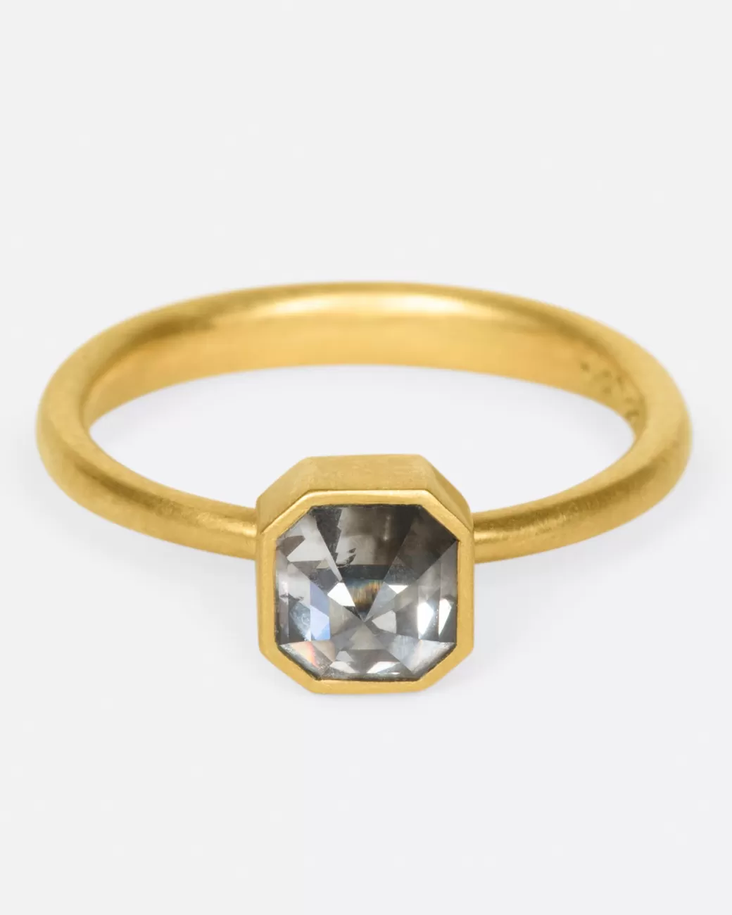 Contemporary>LOLA BROOKS Smoky Octagonal Diamond Ring