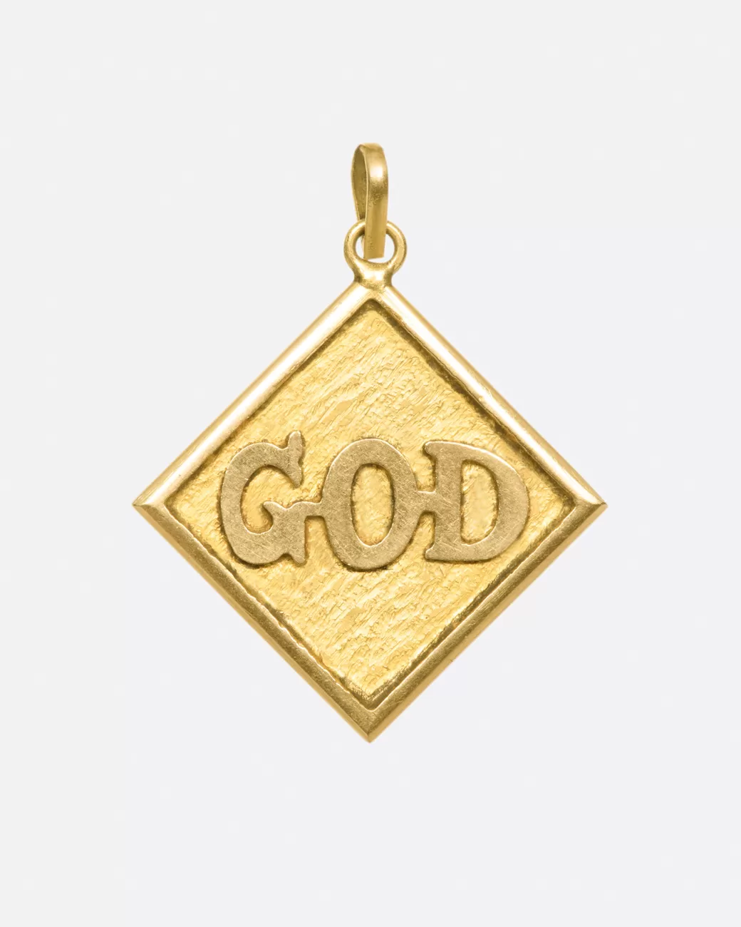 Vintage>Love Adorned Vintage Square God Pendant