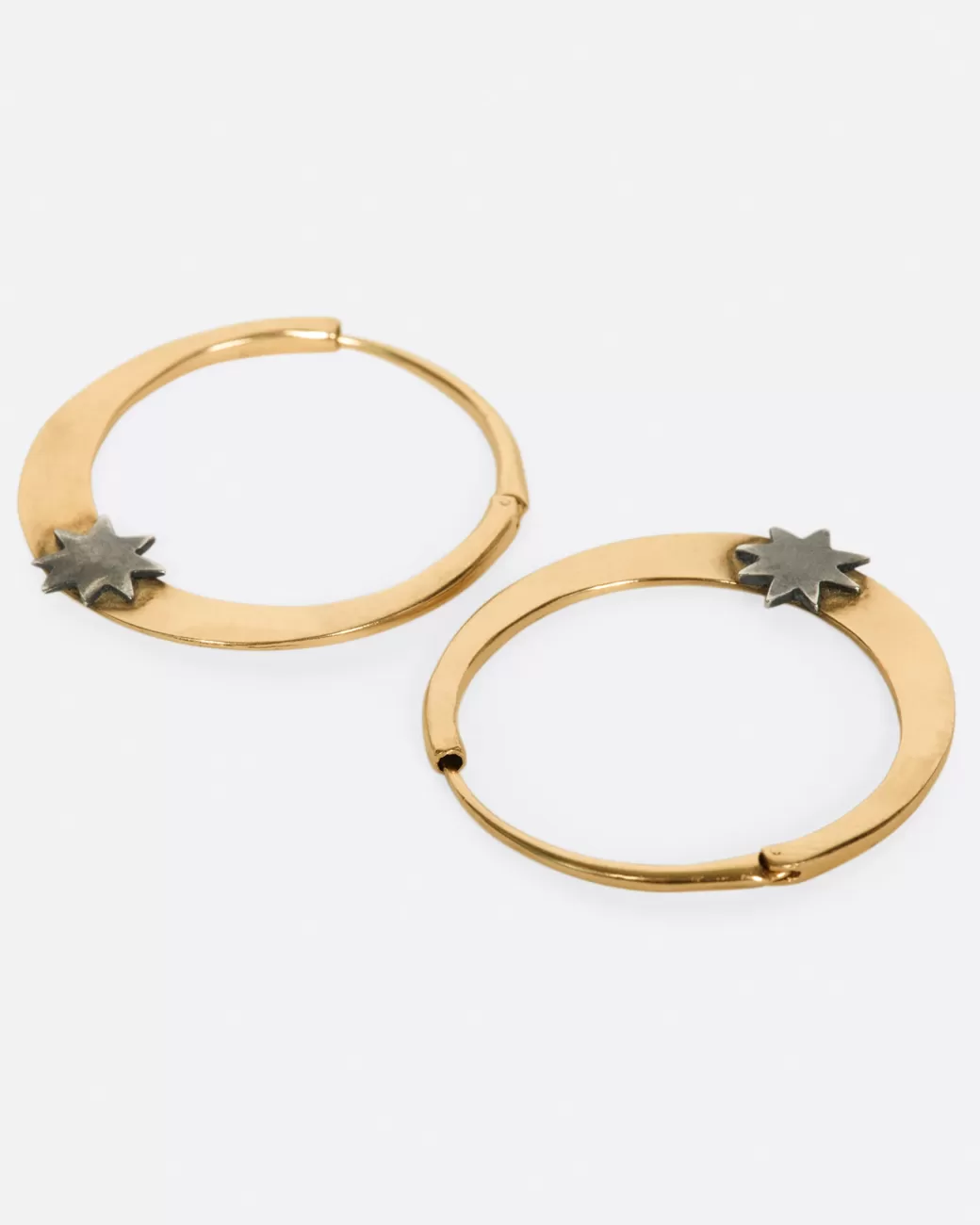 Contemporary>LORI LEVEN Star Blade Hoops