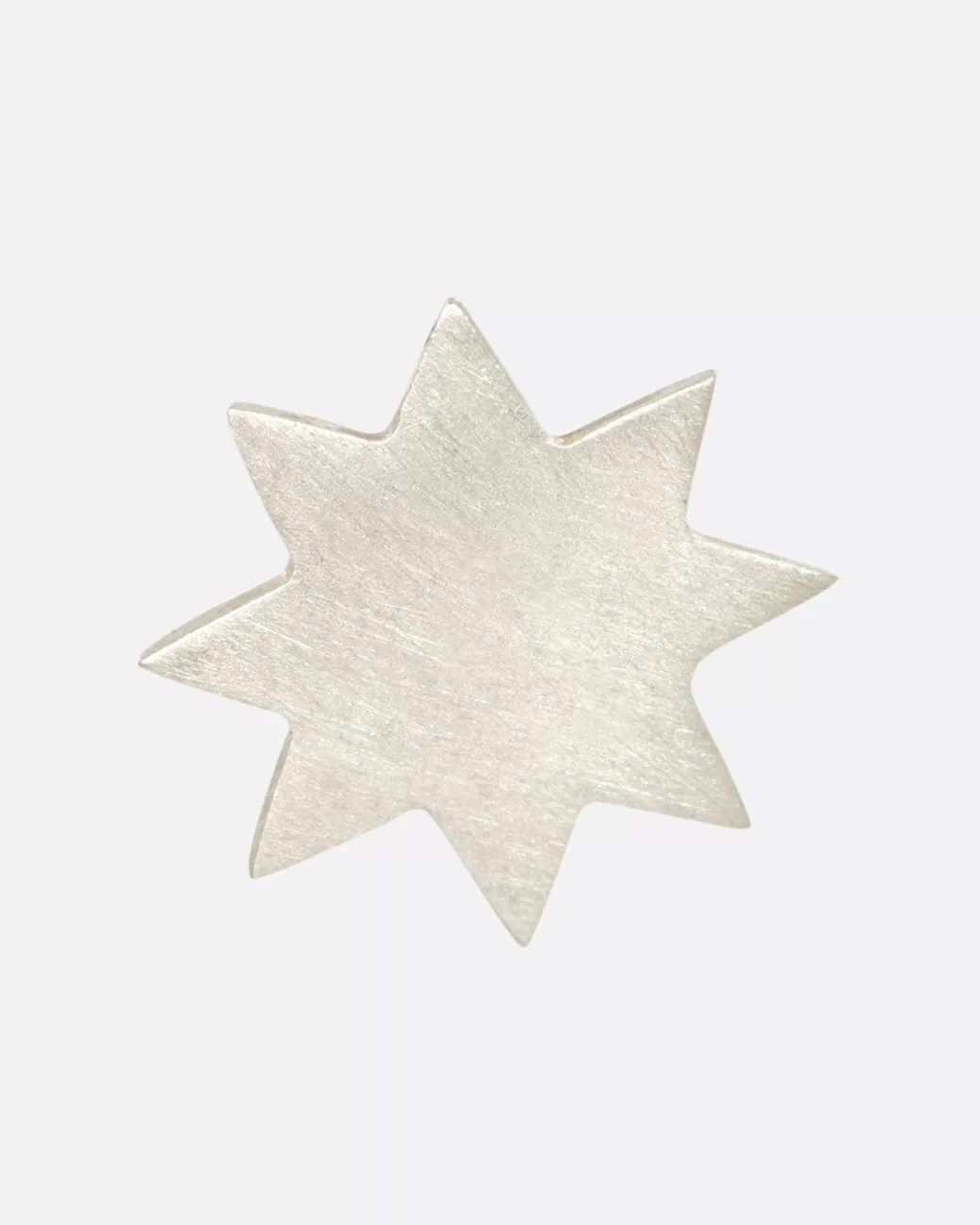 Contemporary>LORI LEVEN Sterling Silver 8 Point Star Stud