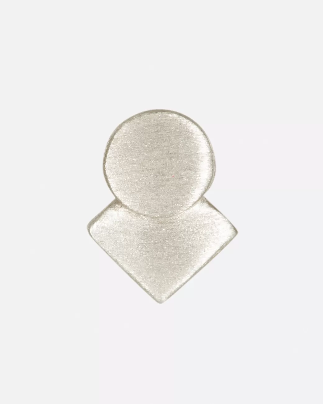 Contemporary>LORI LEVEN Sterling Silver Circle On A Square Stud