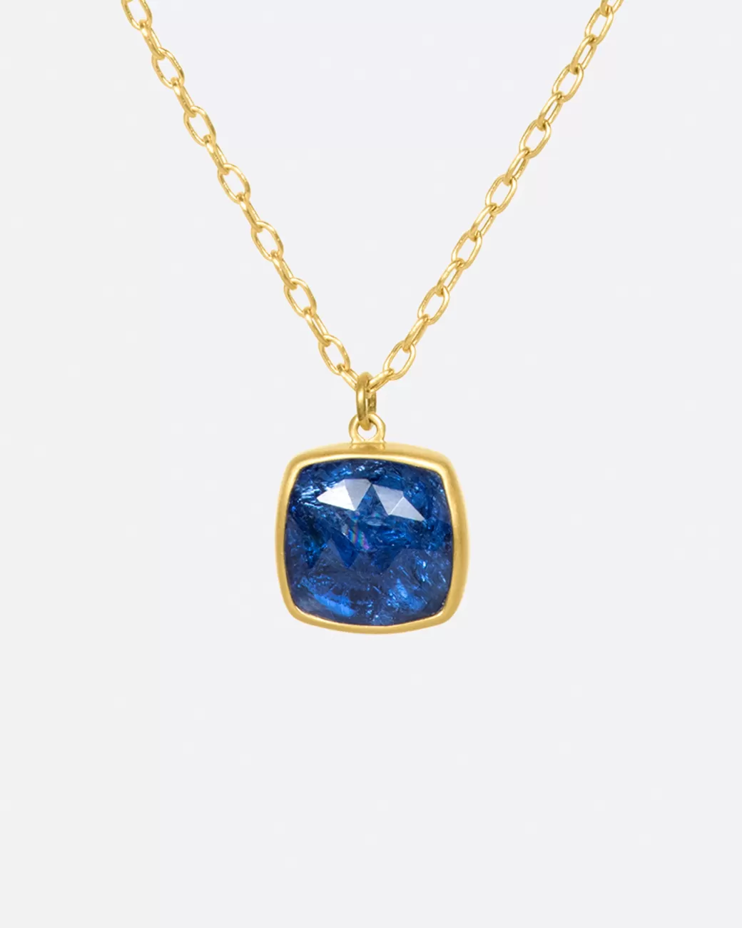 Contemporary>LOLA BROOKS Tanzanite Cushion Necklace