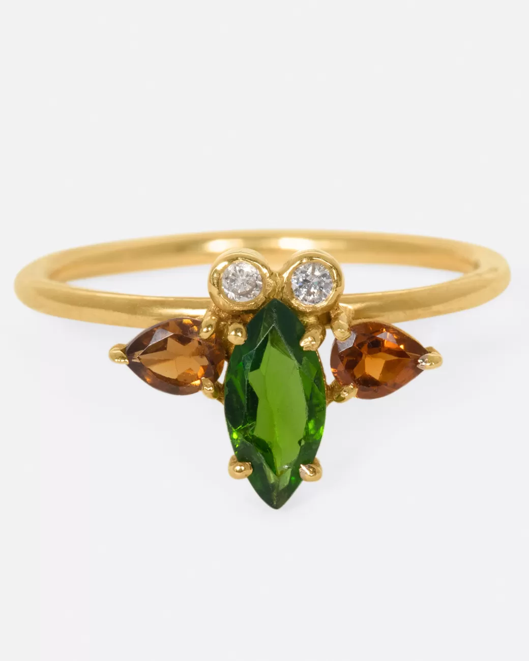 Contemporary>EVA NOGA Tourmaline Brouk Ring