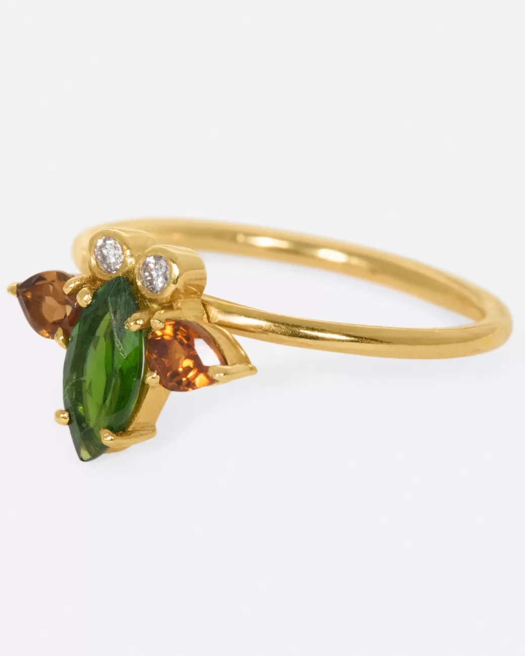 Contemporary>EVA NOGA Tourmaline Brouk Ring