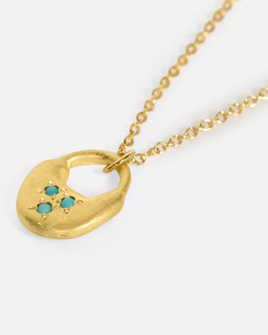 Contemporary>AILI Turquoise Lock Necklace