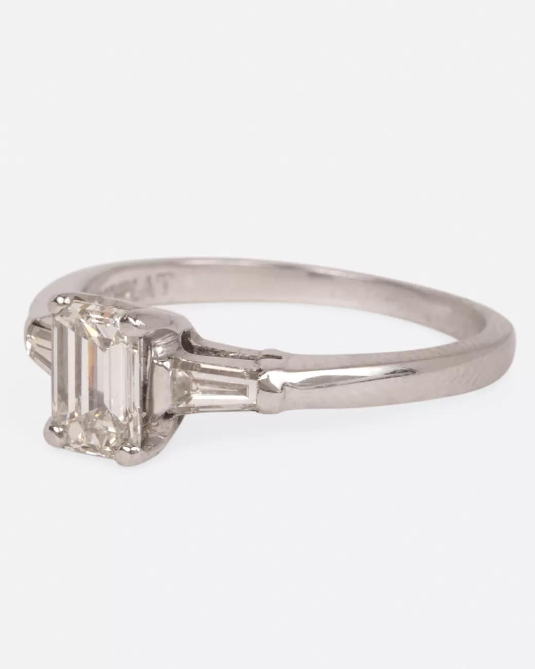 Vintage>Love Adorned Vintage Vintage Emerald Cut Diamond Ring