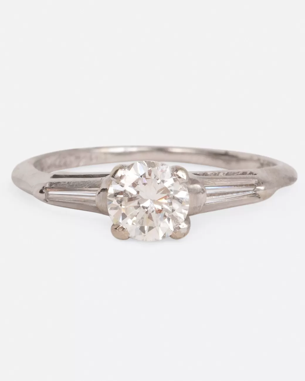 Vintage>Love Adorned Vintage Vintage Tapered Baguette Engagement Ring