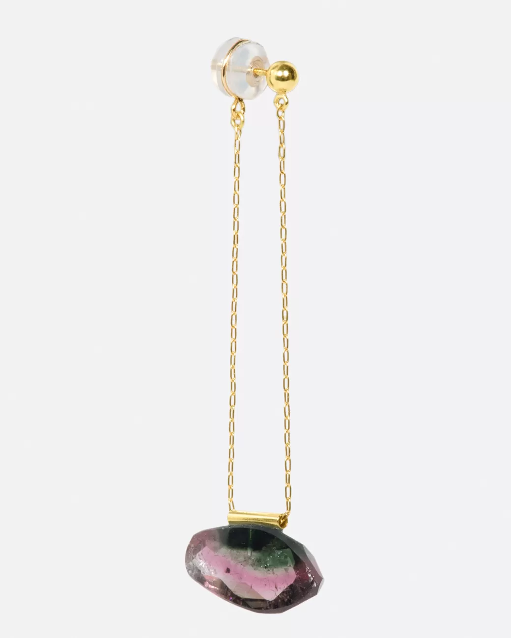 Contemporary>MONAKA Watermelon Tourmaline Earring