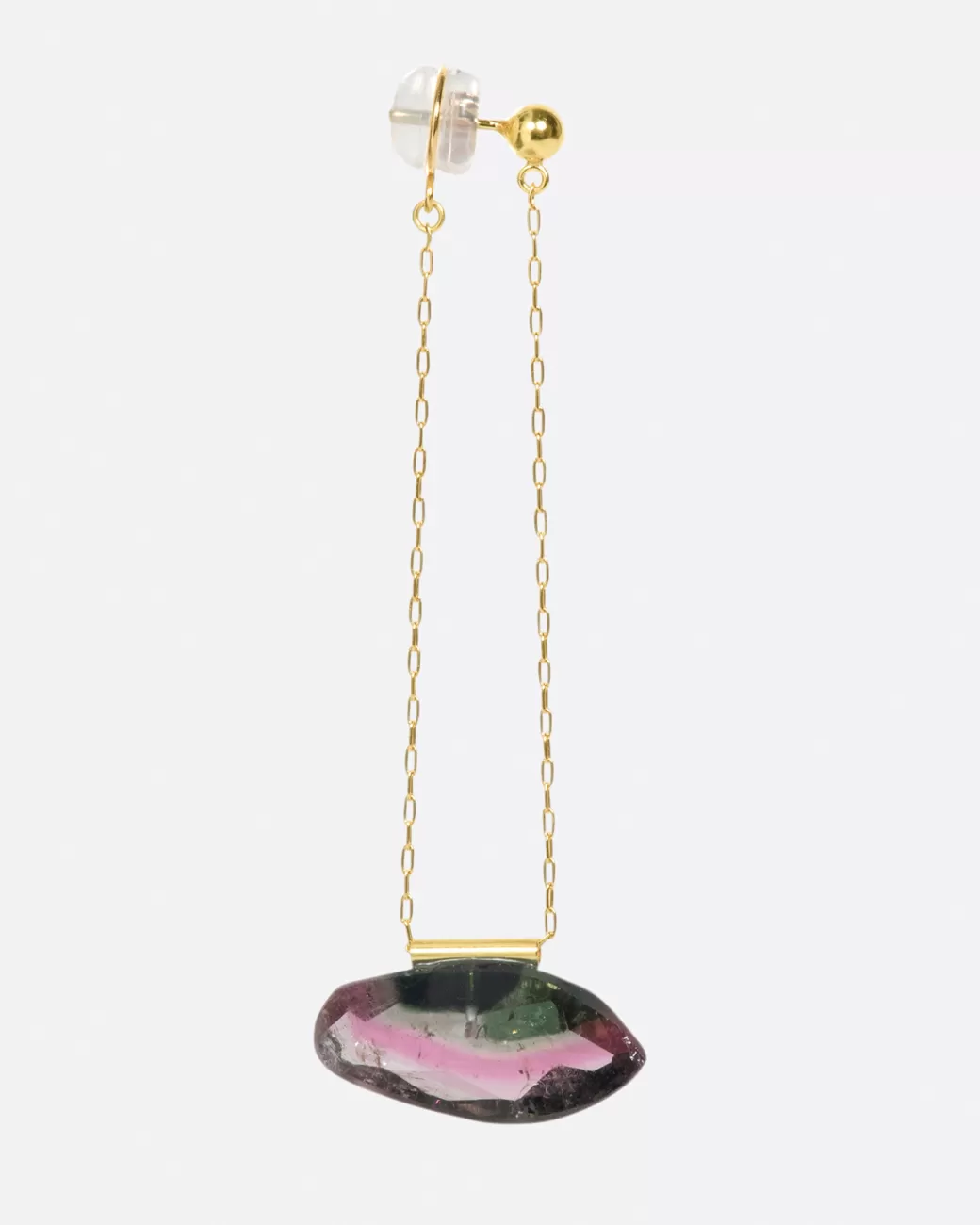 Contemporary>MONAKA Watermelon Tourmaline Earring