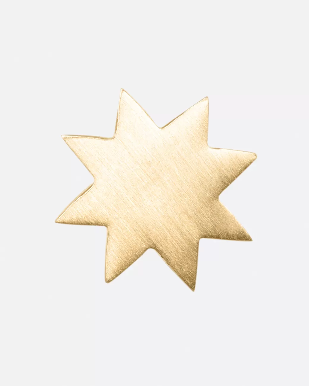 Contemporary>LORI LEVEN Yellow Gold 8 Point Star Stud